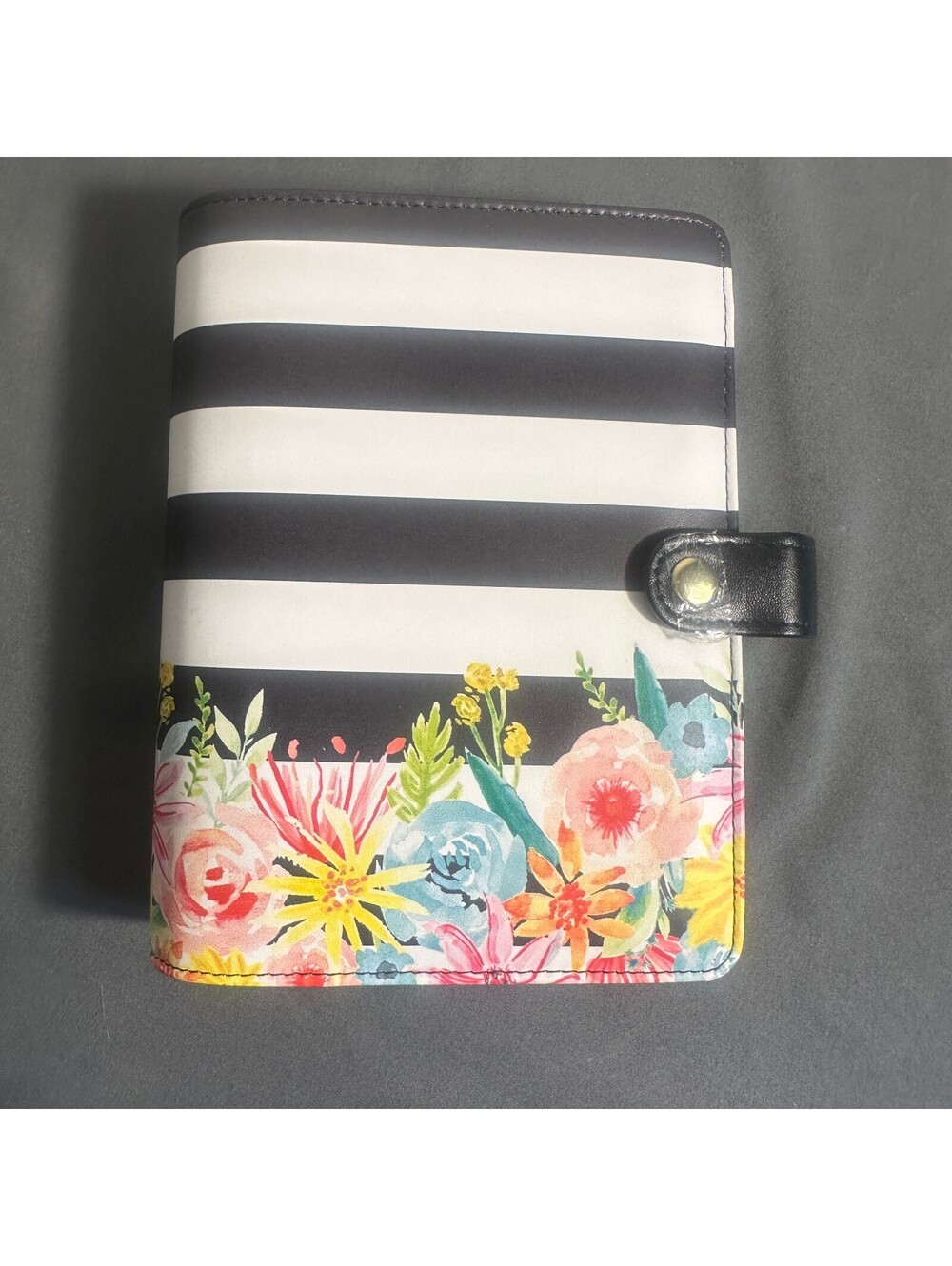 Recollections Floral With Stripes Planner